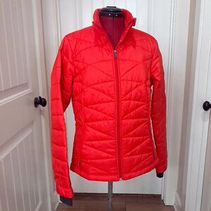 Columbia Women sz L Large Red Omni-Heat Insulated Jacket Omni-Shield Coat